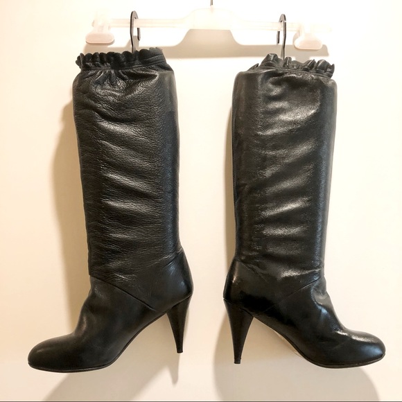 TOPSHOP TALL LEATHER BOOT - Picture 3 of 16